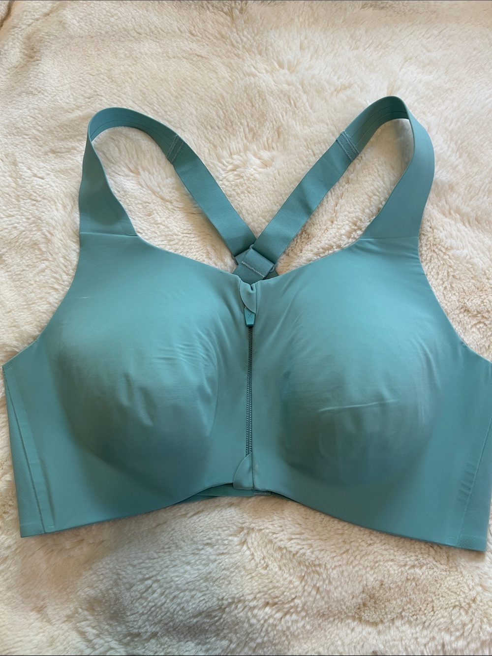 knix Teal Wireless Seamless Racerback Bra